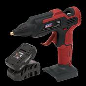 Sealey CP20VGGKIT1 Cordless Glue Gun Kit 20V 2Ah image