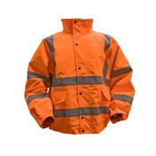Sealey 802XLO Hi-Vis Orange Jacket with Quilted Lining &amp; Elasticated Waist - X-Large image