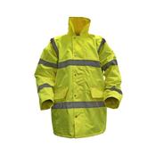 Sealey 806LO Hi-Vis Orange Motorway Jacket with Quilted Lining - Large image