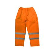 Sealey 807LO Hi-Vis Orange Waterproof Trousers - Large image