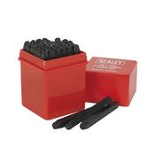 Sealey AK9296 Letter &amp; Number Punch Set 36pc 4mm image