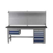Sealey API1500COMB02 1.5m Complete Industrial Workstation &amp; Cabinet Combo image