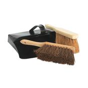 Sealey BM26 Dustpan &amp; Brushes Metal image