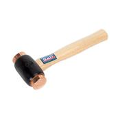 Sealey CFH04 Copper Faced Hammer 4.3lb Hickory Shaft image