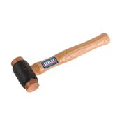 Sealey CFH03 Copper Faced Hammer 2.75lb Hickory Shaft image