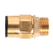 Sealey JGBC814 Brass SuperThread Straight Adaptor 8mm x 1/4"BSP Pack of 2 (John Guest Speedfit® - RM10812) image