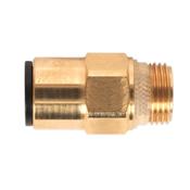 Sealey JGBC1238 Brass SuperThread Straight Adaptor 12mm x 3/8"BSP Pack of 2 (John Guest Speedfit® - RM011213) image