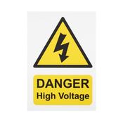 Sealey HVS1 High Voltage Vehicle Warning Sign image