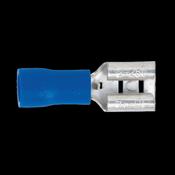 Sealey BT20 Push-On Terminal 6.3mm Female Blue Pack of 100 image