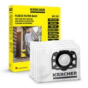 Karcher Fleece Filter Bags for WD2/WD3/SE4001 (Pack of 4) image