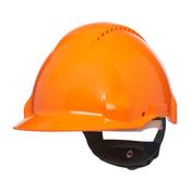3M PELTOR G3000 Safety Helmet with Uvicator Sensor, Pinlock, Ventilated, Leather Sweatband, Orange, G3000DUV-OR image
