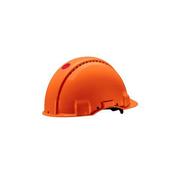 3M PELTOR G3000 Safety Helmet with Uvicator Sensor, Pinlock, Ventilated, Leather Sweatband, Orange, G3000DUV-OR image