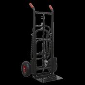 Sealey CST989HD Heavy-Duty 3-in-1 Sack Truck with PU Tyres 300kg Capacity image