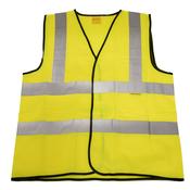 Sealey 9804M Hi-Vis Waistcoat (Site and Road Use) Yellow - Medium image