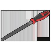 Sealey AK5731 Half-Round Engineer's File 200mm image