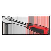Sealey AK8947 Ratchet Wrench 3/8"Sq Drive Pear-Head Flip Reverse image