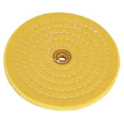 Sealey BG200BWC Buffing Wheel 200 x 16mm 16mm Bore Coarse image