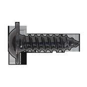 Sealey BST4816 Self Tapping Screw 4.8 x 16mm Flanged Head Black Pozi Pack of 100 image