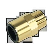 Sealey CAS22BSA Straight Adaptor 22mm x 3/4"BSPT Brass (John Guest Speedfit® - MM012206N) image