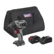 Sealey CP20VIWXKIT1 Brushless Impact Wrench Kit 1/2"Sq Drive 20V 300Nm 4Ah image
