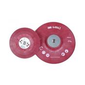 3M Cubitron II 7" Red Ribbed Backing Pad image