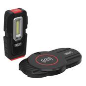 Sealey LEDWCBCOMBO1 Inspection Light 3W &amp; 1W COB LED &amp; Single Wireless Charging Base image