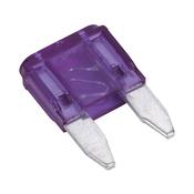 Sealey MBF350 Automotive MINI Blade Fuse 3A - Pack of 50 image