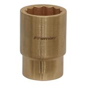 Sealey NS053 Socket 20mm 1/2"Sq Drive - Non-Sparking WallDrive® image