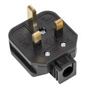 Sealey PL/13/3S Black 13A heavy-Duty Plug image