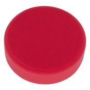 Sealey PTCCHV150R Hook-and-Loop Buffing &amp; Polishing Foam Head 150 x 50mm - Red/Ultra-Soft image