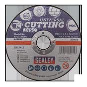 Sealey PTC/115MC Multipurpose Cutting Disc 115 x 1.6mm 22.2mm Bore image