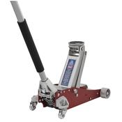Sealey RJAS1500 Aluminium/Steel Trolley Jack with Rocket Lift 1.5 Tonne image
