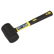 Sealey RMB150 Premier Rubber Mallet with Fibreglass Shaft 1.5lb image