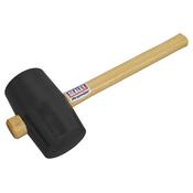 Sealey RMB250 Rubber Mallet 2.5lb Black image