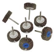 Sealey RTA7FW Rotary Tool Flap Wheel Set 7pc Ø30mm image