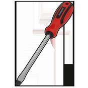 Sealey S01176 Screwdriver Slotted 8 x 150mm image