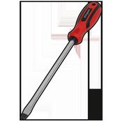 Sealey S01177 Screwdriver Slotted 8 x 200mm image