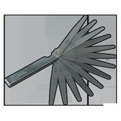 Sealey S0517 Feeler Gauge 13 Blade - Metric image