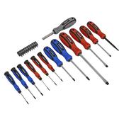 Sealey S0598 Soft Grip Screwdriver &amp; Bit Set 23pc image