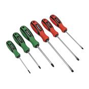 Sealey S0615 Soft Grip Screwdriver Set 6pc image