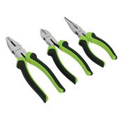 Sealey S0645 Siegen Comfort Grip Pliers Set 3pc image