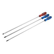 Sealey S0895 Screwdriver Set 3pc Extra-Long image