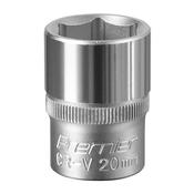 Sealey S1220 WallDrive® Socket 20mm 1/2"Sq Drive image