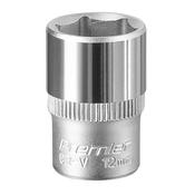 Sealey S1412 WallDrive® Socket 12mm 1/4"Sq Drive image