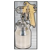 Sealey S701 Spray Gun Professional Suction Feed 1.8mm Set-Up image