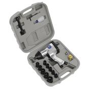 Sealey SA2/TS Air Impact Wrench Kit with Sockets 1/2"Sq Drive image