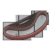 Sealey SA355/B80G Sanding Belt 20 x 520mm 80Grit Pack of 5 image