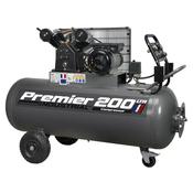 Sealey SAC3203B Premier 200L Belt Drive Air Compressor with Front Control Panel 3hp image