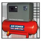 Sealey SAC42755BLN Air Compressor 270L Belt Drive 5.5hp 3ph 2-Stage with Cast Cylinders Low Noise image