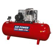 Sealey SAC55075B Air Compressor 500L Belt Drive 7.5hp 3ph 2-Stage with Cast Cylinders image